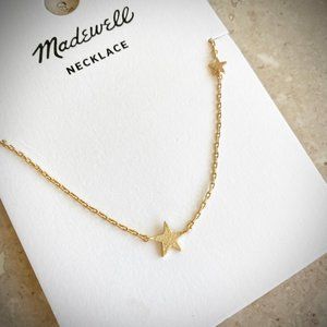 Madewell NWT Shimmer Star Station Necklace